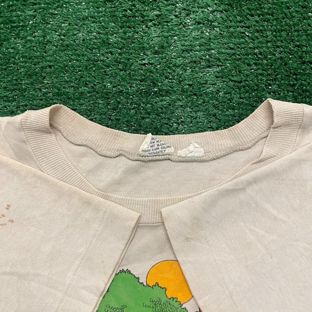 Vintage 80s Funny Comic Quote Humor Slogan Single Stitch Tee - Picture 5 of 7